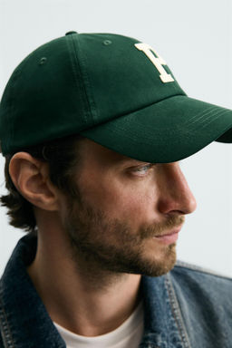 GORRA PARCHE LETRA / Verde - Zara фото 4