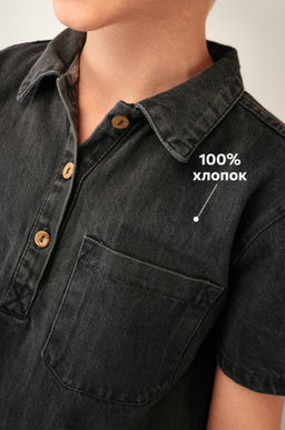 Джинсовое платье с коротким рукавом для девочки Happyfox - Happy fox фото 2