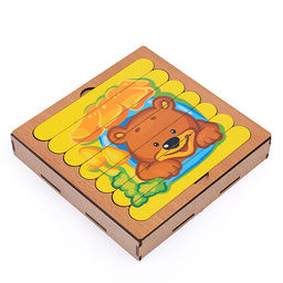 Пазлы-палочки "Зверята" дер.