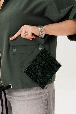 Жакет ANELLI 1788 оливковое сияние