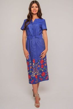 Платье жен.арт.874/1-1,индиго