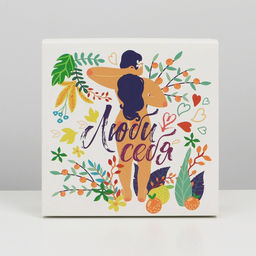 Коробка складная Тропики, 17 х 17 х 7 см - Дарите счастье фото 10