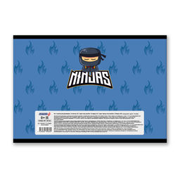 Светоч 16АЛСК4_1_3_9 Альбом для рисования 100 г/м2 A4 29 х 20.5 см 16 л. на скобе 10 шт. 000651 Юный ниндзя