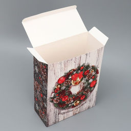 Цена за 2 шт. Коробка подарочная новогодняя складная «Волшебного счастья», 22 х 30 х 10, Новый год