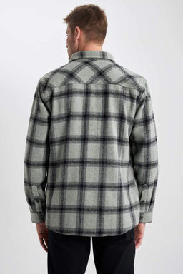 Рубашка Lumberjack с длинным рукавом в клетку обычного кроя - Defacto фото 10