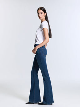 Flare Kad?n Jean Pantolon
