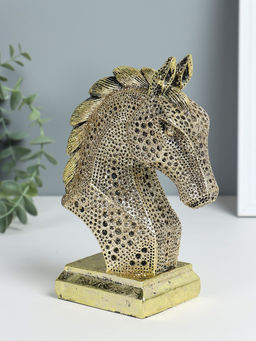 Фигурка полистоун «Бюст. Голова коня», 14×7×20 см
