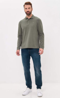 Поло д/р F421-07-702 olive - Fine joyce фото 9