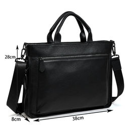 Сумка мужская, кожа, MIRONPAN 36212 Черный