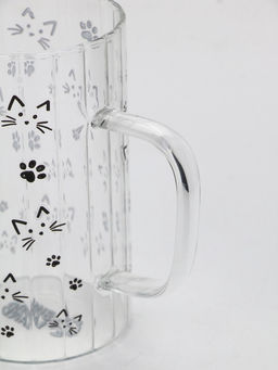 Кружка стеклянная «Кот», 350 мл