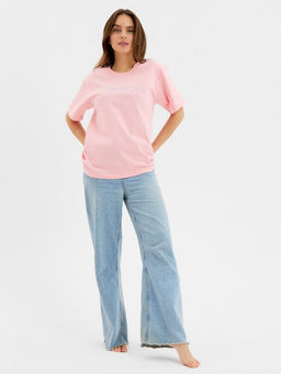 Футболка женская KAFTAN: Prosecco, розовая, размер 40-42