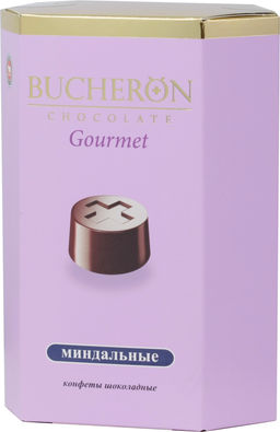 BUCHERON. Gourmet с миндалем 130 гр. карт.упаковка