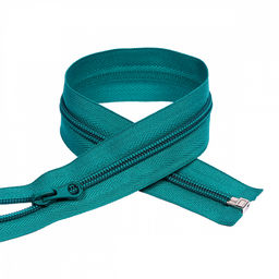 Молния Mzip пласт. спираль №5-N 40см цв.F257 бирюзовый уп.10шт