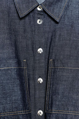 LINEN BLEND SAFARI SHIRT - Zara фото 8