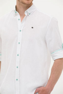 U. S. Polo Assn Мужская белая рубашка с длинным рукавом - U.s. polo assn фото 14