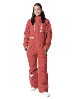 Комбинезон B-9063 Темно-бордовый - Snow headquarter фото 31
