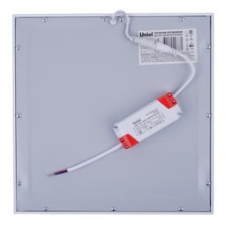 ULP-3030-18W/NW EFFECTIVE WHITE Светильник светодиодный потолочный встраиваемый. Белый свет (4000K). Корпус белый. В комплекте с и/п. ТМ Uniel.
