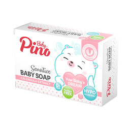 Baby Pino Детское туалетное мыло для чувствительной кожи 0+, 75 г