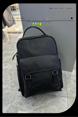 Рюкзак мужской, кожа, MIRONPAN 26663 Черный