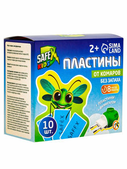 Цена за 2 шт. Комплект от комаров SAFEX KIDS (фумигатор+пластины), 1 шт.  фото 10