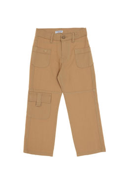 K_z _ocuk Camel Kanvas Pantolon Sepette S_rpriz _ndirim