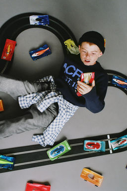 JACQUARD KNIT SWEATER WITH SLOGAN - Zara фото 5