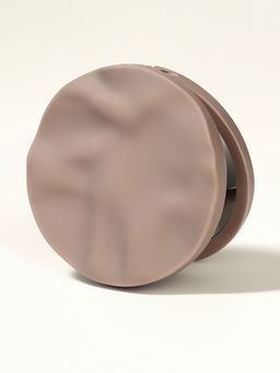 Зеркало складное «Волны», d=7.5 см, с увеличением х2, матовое, бежевое