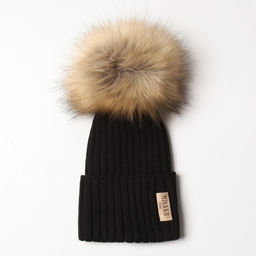Шапка детская MINAKU, размер 46-48 (1-2 года), чёрная