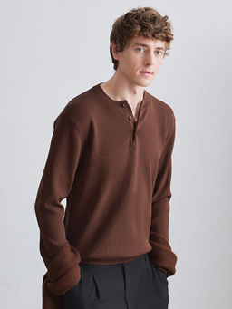 Bisiklet Yaka Erkek Triko Kazak