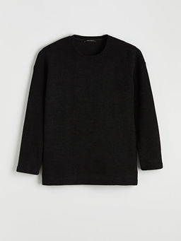 Bisiklet Yaka Erkek Triko Kazak