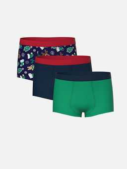 Y?lba?? Temal? Erkek ?ocuk Boxer 3l?