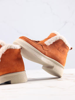 Ботинки EDART 307.florida be.мандарин замша/шерсть - Ed'art фото 16