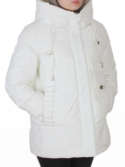 YR-6616 WHITE Куртка зимняя женская (150 гр. холлофайбер)