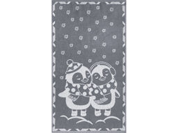Полотенце махровое 6с103.412ж1 Пингвики(графит5) 50х90см