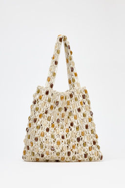 BEADED TOTE BAG - Zara фото 3