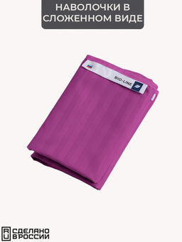 Наперник NP 50х70 на молнии для подушки Bio-Line, сатин, на молнии набор из 2 штук