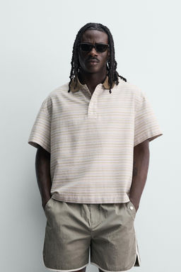 CAMISA POLO RELAXED FIT RAYAS / Lima - Zara фото 2
