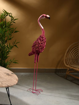 Сувенир плетёный «Фламинго», 30×16×125 см