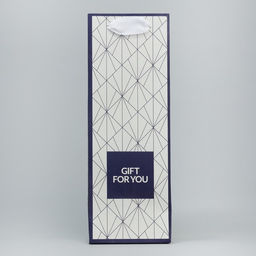 Пакет под бутылку Gift for you, 9 х 25 х 8.9 см - Дарите счастье фото 3