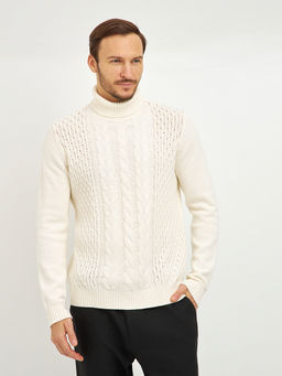 водолазка мужская из хлопка с косами