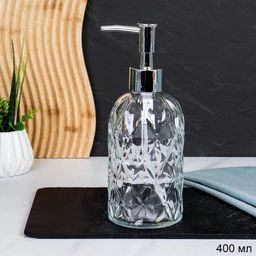 Дозатор для жидкого мыла 400 мл 19 см / GKR5 /уп 48/