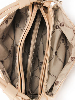 LACCOMA сумка Нинель-L815-бежевый эко кожа хлопок