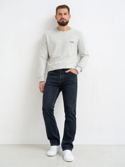 джинсы мужские утепленные темно-синие