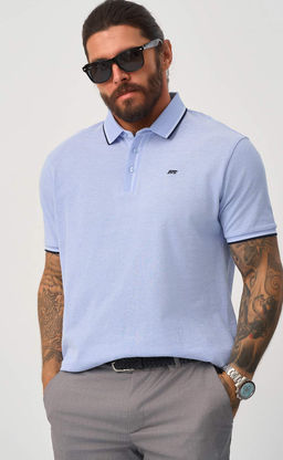 Поло F511-07-105 l.blue