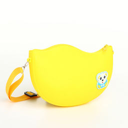 Сумка детская COLOR, для девочки, на молнии, жёлтая