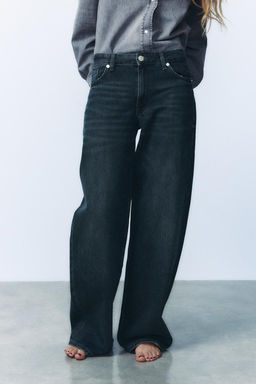 TRF RELAXED LOW-RISE JEANS - Zara фото 2