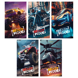 Блокнот А7 48л. на склейке "Mens car" ("BG", Б7ск48 12765)