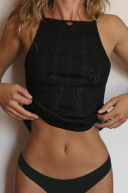 POINTELLE TOP WITH LACE TRIMS - Zara фото 8