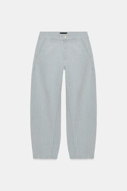 PANTAL?N DENIM ZW COLLECTION / Azul claro - Zara фото 3