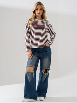 Лонгслив тельняшка 100% хлопок - Оптима фото 2